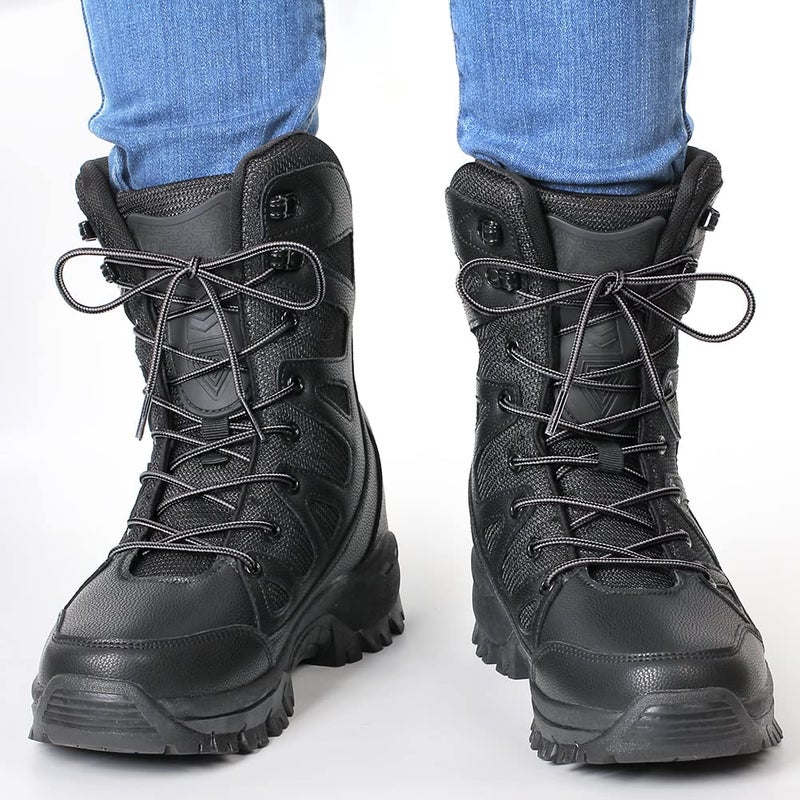 UpUGo 3 Pair Boot Shoe Laces, Round Shoelaces for Athletic Running Hiking Sneakers Shoes Boot - Image 5